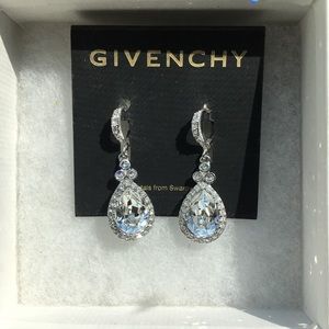 Givenchy crystal drop earrings